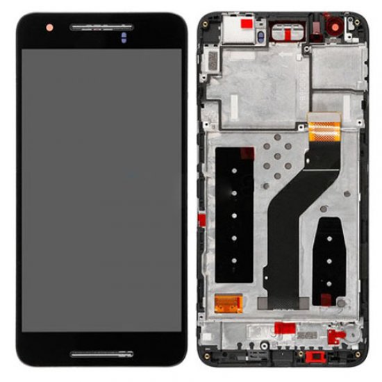 Huawei Nexus 6P LCD Screen Replacement With Frame Black OEM                                                                                                                     