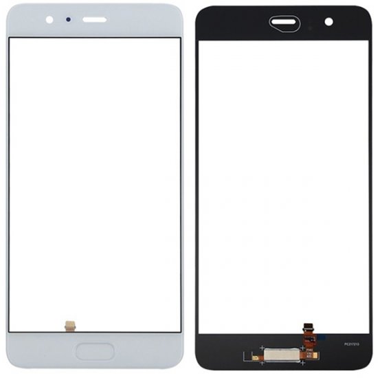 Huawei P10 Glass Lens With Fingerprint Sensor Flex Cable White OEM