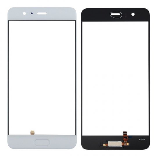 Huawei P10 Plus Glass Lens With Fingerprint Sensor Flex Cable White OEM