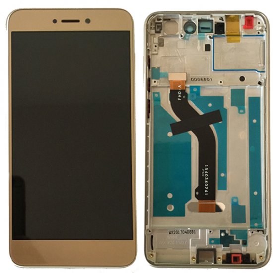 Huawei P8 Lite 2017/P9 Lite 2017 LCD Screen Replacement With Frame Gold  HQ