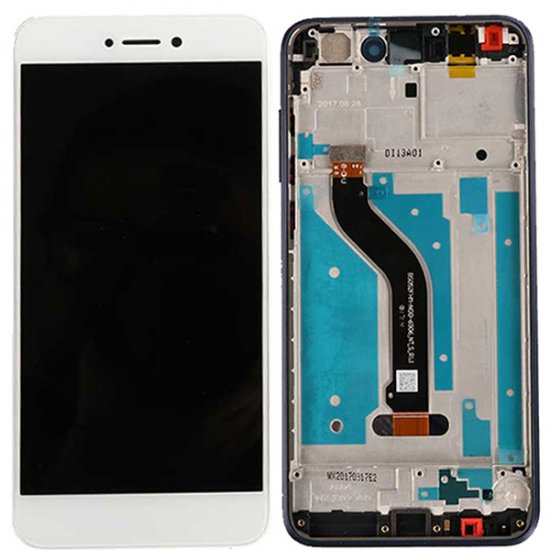 Huawei P8 Lite 2017/P9 Lite 2017 LCD Screen Replacement With Frame White HQ