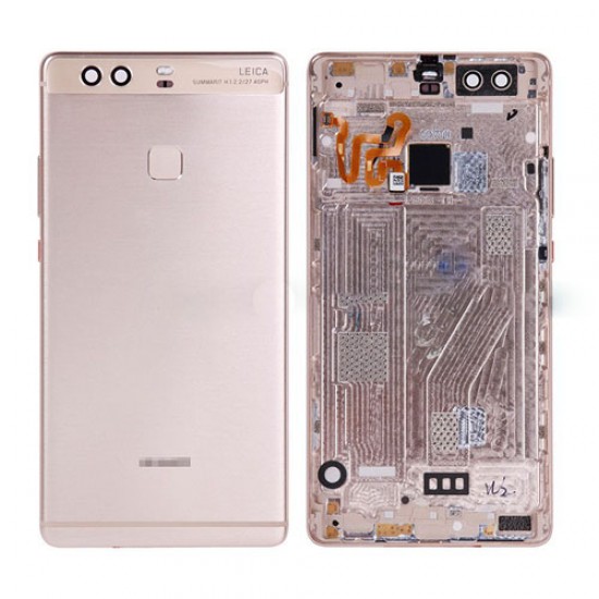 Huawei P9 Plus Battery Door with Fingerprint Flex Cable Gold 
