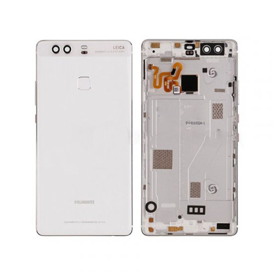 Huawei P9 Plus Battery Door with Fingerprint Flex Cable White