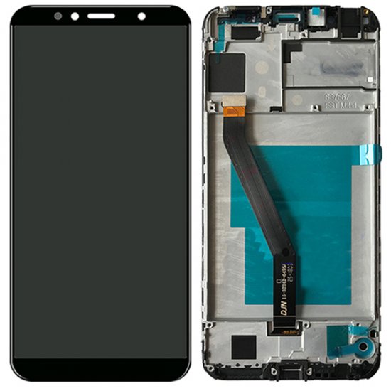 Huawei Y6 2018 LCD Screen Replacement With Frame Black Ori 