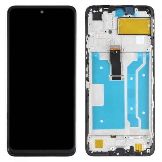 Huawei P Smart 2021/Y7a LCD With Frame Assembly Black Ori