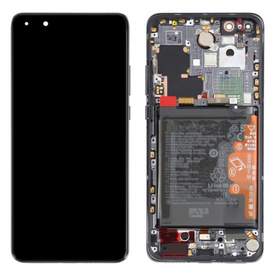 Huawei P40 Pro LCD with Frame Assembly Black Ori