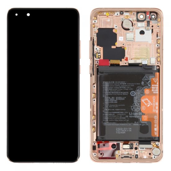 Huawei P40 Pro LCD with Frame Assembly Gold Ori