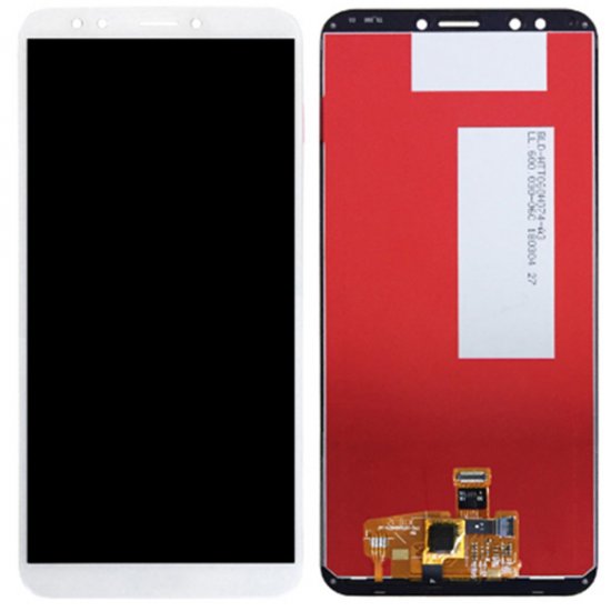 Huawei Y7 Prime (2018) LCD with digitizer assembly  White Ori       