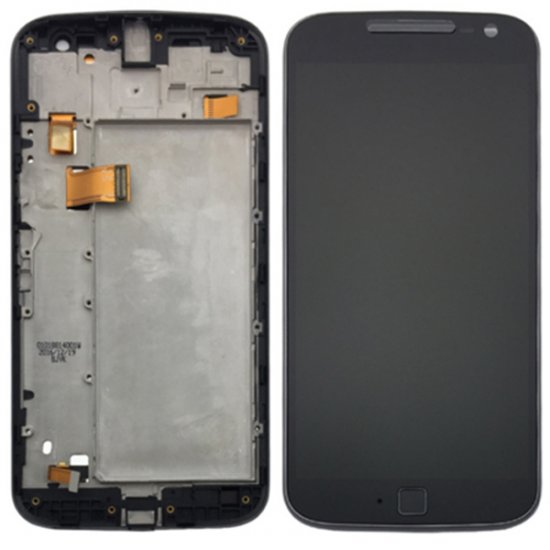 Motorola Moto G4 Plus LCD Screen Replacement With Frame Black Ori