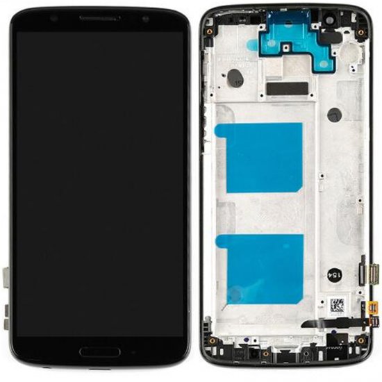 Motorola Moto G6 LCD Screen Replacement With Frame Black Ori