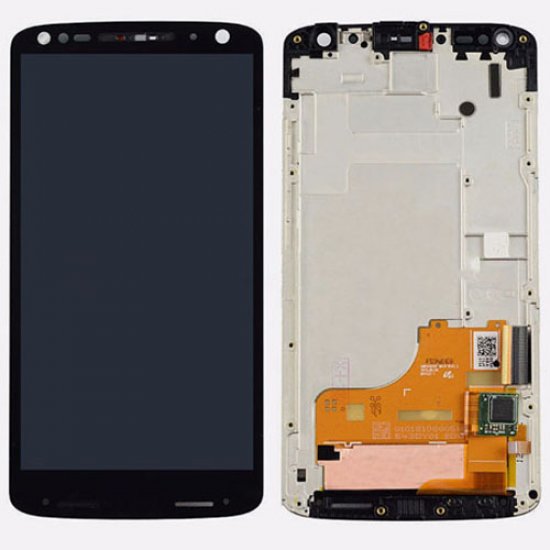 Motorola X 1580 LCD with Digitizer Assembly Black Ori                                   
