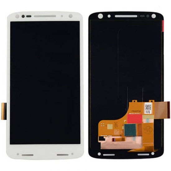Motorola X 1580 LCD with Digitizer Assembly White                            