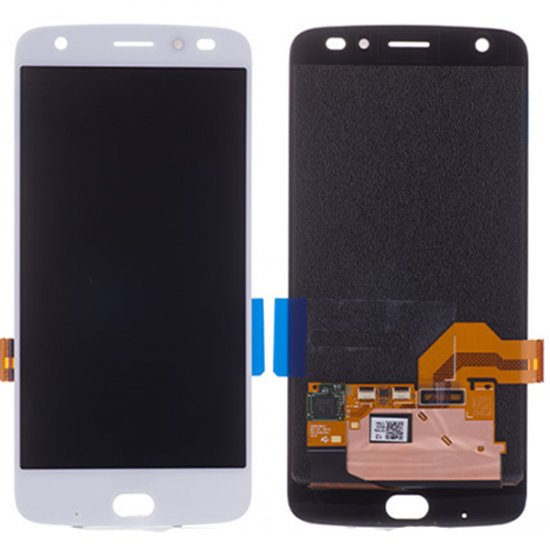 Motorola Moto Z2 Force LCD with Digitizer Assembly White Ori