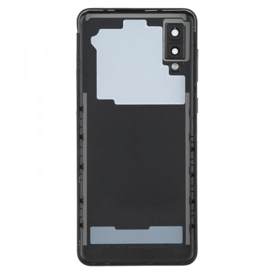 Samsung A02 Back Cover with Back Camera Lens and Bezel Black Ori