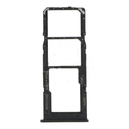 Samsung A02 SIM Card Tray Dual Card Version Black Ori