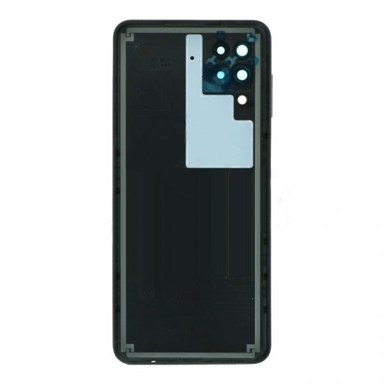 Samsung A12 Back Cover with Back Camera Lens and Bezel Black Ori