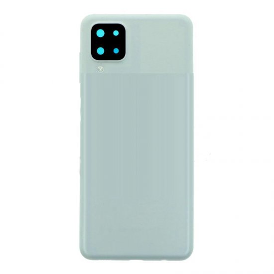 Samsung A12 Back Cover with Back Camera Lens and Bezel White Ori