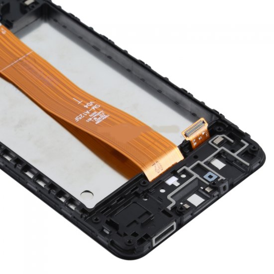 Samsung A12 LCD Assembly with Frame Black Ori