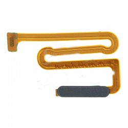 Samsung A12 Power Button&Fingerprint Sensor Flex Cable Silver HQ 