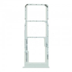 Samsung A12 SIM Card Tray Dual Card Version White Ori