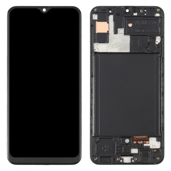 Samsung Galaxy A30s LCD With Frame Assembly Black Ori