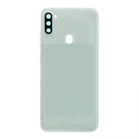 Samsung Galaxy A11 Back Cover with Back Camera Lens and Bezel White Ori