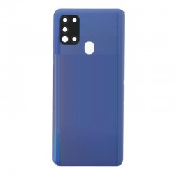 Samsung Galaxy A21S Back Cover with Camera Lens and Bezel Blue Ori
