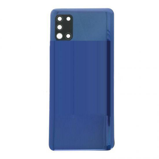 Samsung Galaxy A31 Back Cover with Camera Lens and Bezel Blue Ori