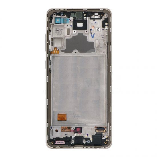 Samsung Galaxy A72 5G LCD Assembly with Frame Silver Ori