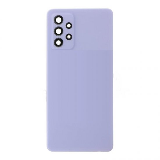 Samsung Galaxy A72/A72 5G Back Cover with Back Camera Lens and Bezel Purple Ori