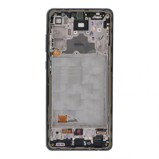 Samsung Galaxy A72 LCD Assembly with Frame Black Ori