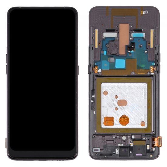 Samsung Galaxy A80 LCD With Frame Assembly Black Ori