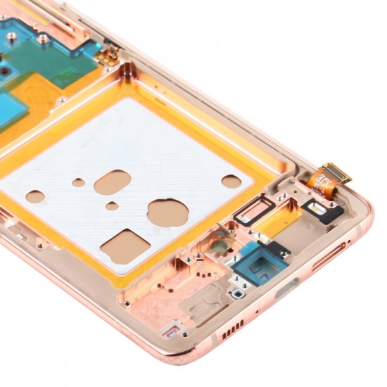 Samsung Galaxy A80 LCD With Frame Assembly Gold Ori