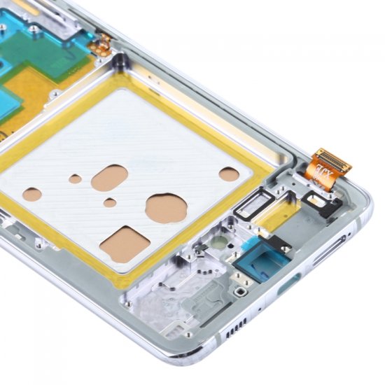 Samsung Galaxy A80 LCD With Frame Assembly Silver Ori