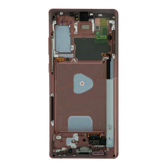 Galaxy Note20/Note20 5G LCD With Frame Assembly Gold Ori