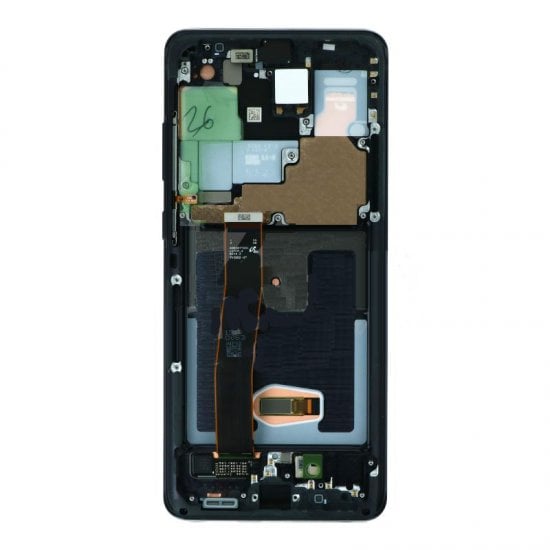 Samsung Galaxy S20 Ultra/S20 Ultra 5G LCD With Frame Assembly Black Ori