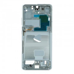 Samsung Galaxy S21 Ultra 5G Front Housing Silver Ori R Samsung Galaxy S21 Ultra 5G Front Housing Silver Ori R