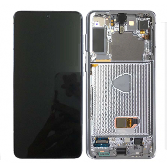 Samsung Galaxy S21+ 5G LCD With Frame Assembly Silver Ori