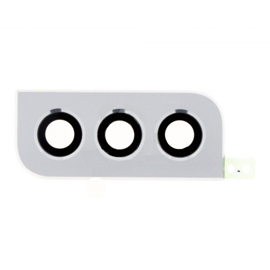 For Samsung Galaxy S22 5G/S22+ 5G Back Camera Lens and Bezel White Ori