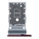 For Samsung Galaxy S22 Ultra 5G SIM Card Tray Dual Card Version Burgundy Ori