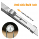 Stainless Steel Tweezers Adjustable Slide Lock Straight Tip