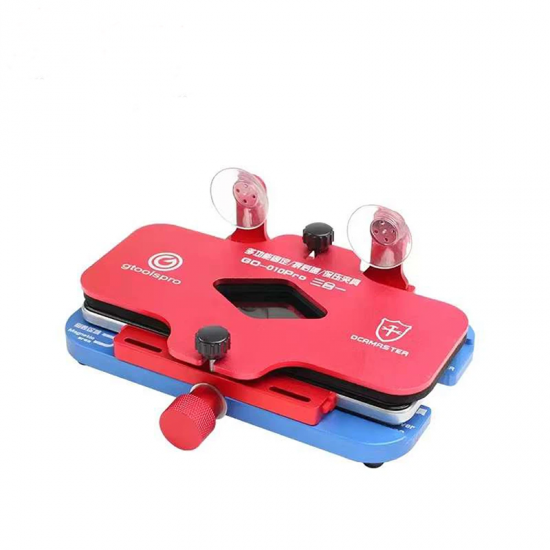 Gtoolspro GO-010 Pro 3in1 Multi-functional Dismantling Back Cover Opener Screen Pressure Holding Clamp Glass Fixed Suck Holder