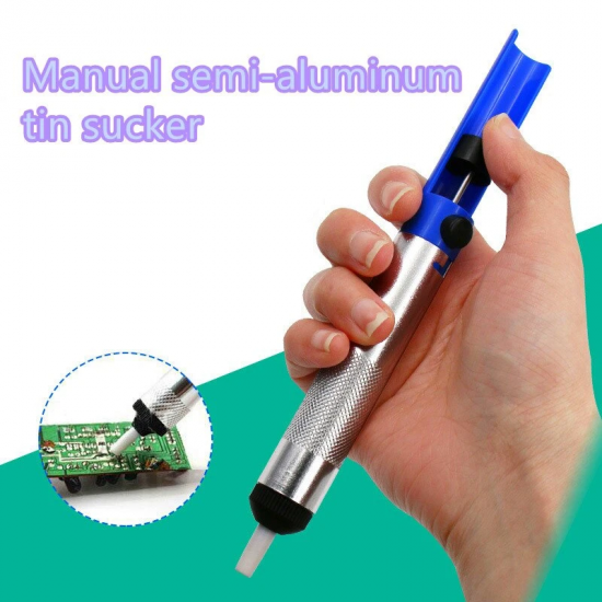 Aluminium Solder Sucker Desoldering Pump Tools Suction Tin Pen