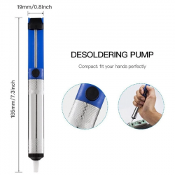 Aluminium Solder Sucker Desoldering Pump Tools Suction Tin Pen Aluminium Solder Sucker Desoldering Pump Tools Suction Tin Pen