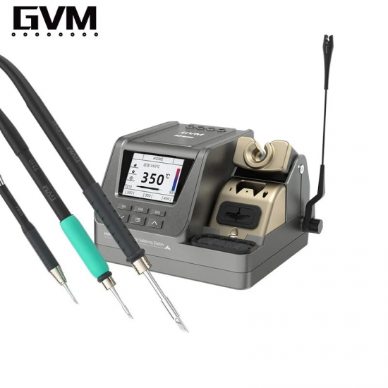 GVM H3 3-in-1 smart soldering station automatic sleep supports T245/T210/T115 handles various chip-level repair