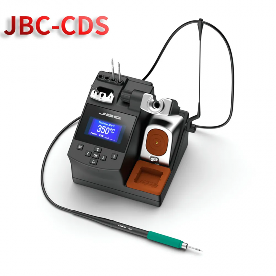 JBC CDS CD-2SHQF Precision Professional Soldering Iron Station  with C210 Handle