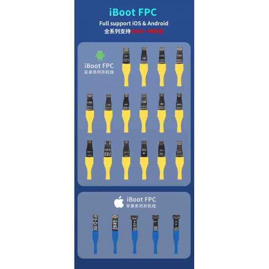 Mechanic iBoot FPC Power Supply Test Control Cable for Android IOS Power Boot Control Line Cell Phone Power Supply Test Cable