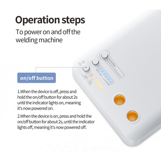Qianli Macaron 2 Portable Spot Welding Machine For iPhone 11-14 Series Battery Flex Soldering Repair