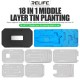 RELIFE RL-601T 18 In 1 Motherboard Middle Layer Board Plant Tin Platform 3D BGA Reballing Stencil Kit for IPhone X ~14 Pro Max