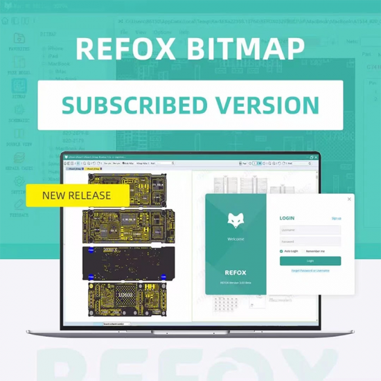 REFOX Schematic Diagram Block Diagram Bitmap Support for iPhone MacBook And Android Phones Motherboard Repair